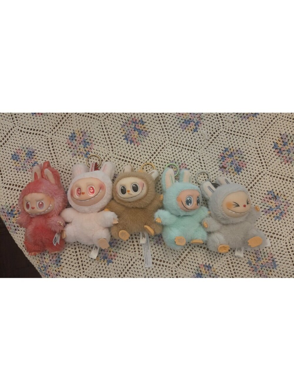 5 set of Exact POPMART The Monsters labubu Design  Doll Decor